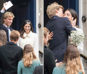 alessandra de osma y christian de hannover en su matrimonio civil